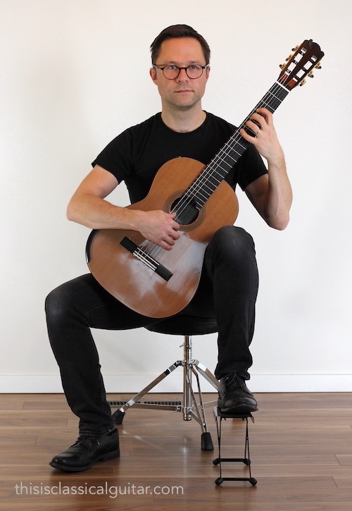 Lesson: Sitting and Guitar Position for Classical Guitar
