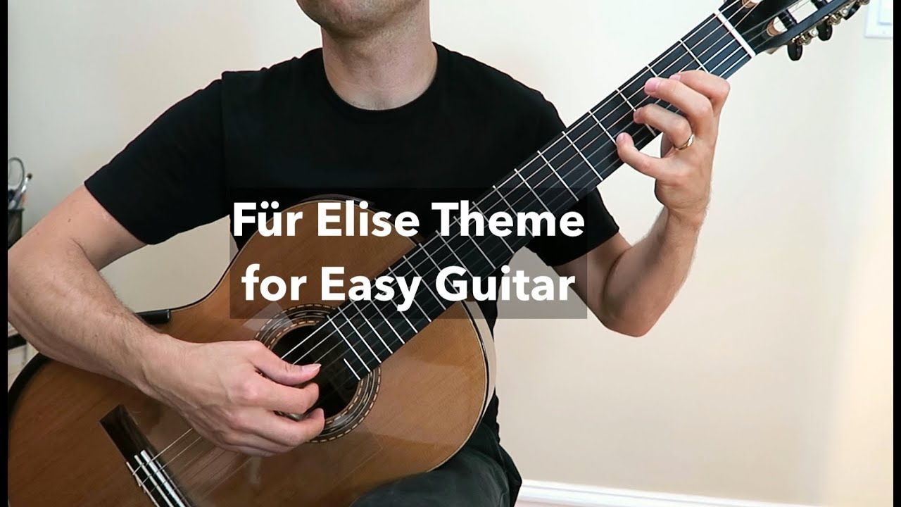 Für Elise by Beethoven for Classical Guitar Free Sheet Music and Tab