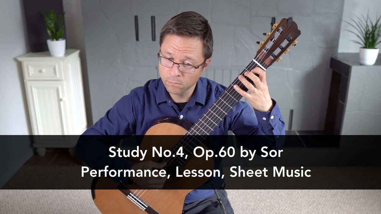 Study No.4, Op.60 by Fernando Sor | This is Classical Guitar