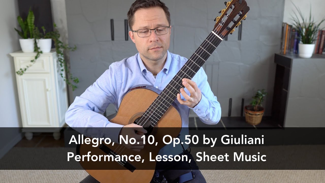 Allegro, No.10, Op.50 by Mauro Giuliani | This is Classical Guitar