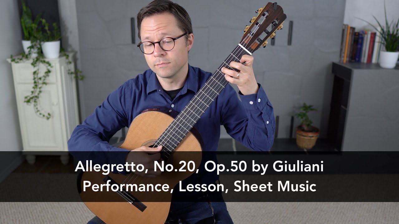 Allegretto, No.20, Op.50 by Mauro Giuliani | This is Classical Guitar