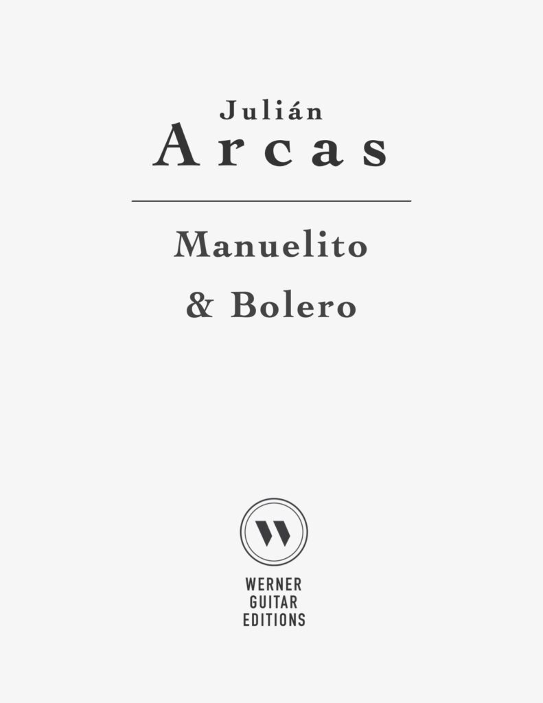 Manuelito and Bolero by Julián Arcas